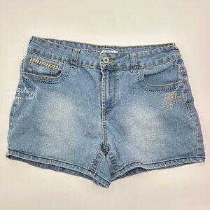 Cato Women's Distressed Denim Shorts Size 12